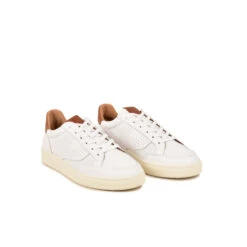 Pataugas BASALT/VTG H2H BLANC/CAMEL -Magasin De Chaussures Parfait 628055 908 BASKET HOMME BASALT VT H2H BLANC CAMEL 4
