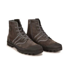 Pataugas AUTHENTIQUE M/ZIPS H4H GRIS/NOIR -Magasin De Chaussures Parfait 628190 BOOTS HOMME OG M ZIPS H4H GRIS 4WEB