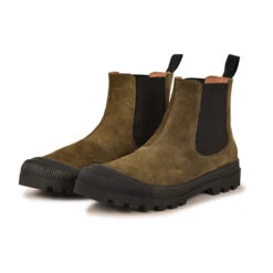 Pataugas AUTHENTIQUE C/S F4H KAKI -Magasin De Chaussures Parfait 628191 BOOTS FEMME OG C S F4H KAKI 5WEB