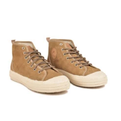 Pataugas ETCHE M/S F4H Argile -Magasin De Chaussures Parfait 628244 BASKET FEMME ETCHE M V F4H CAMEL 4