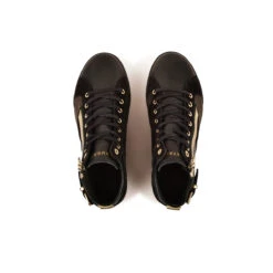 Pataugas PALME/MIX F4H NOIR/DORÉ -Magasin De Chaussures Parfait 628270 946 BASKET FEMME PALME MIX F4H NOIR DORE 6