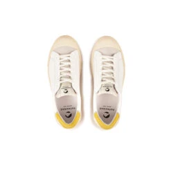Pataugas ARAN/MIX F2H BLANC/JAUNE -Magasin De Chaussures Parfait BASKET FEMME ARAN MIX F2H BLANC JAUNE 6