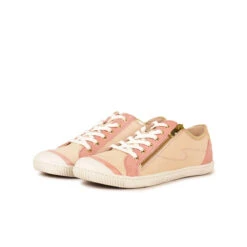 Pataugas BAHIA/SME F2H NUDE/DORE -Magasin De Chaussures Parfait BASKET FEMME BAHIA SME F2H NUDE DORE 628048 948 5