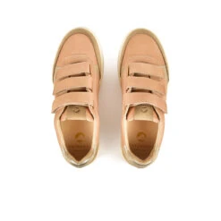 Pataugas BASALTE S/N F2I BEIGE/DORÉ 11 Pataugas BASALTE S/N F2I BEIGE/DORÉ -Magasin De Chaussures Parfait BASKET FEMME BASALTE S N F2I BEIGE DOREE 628444 931 6