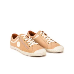 Pataugas BISK/MIX F2I BEIGE -Magasin De Chaussures Parfait BASKET FEMME BISK MIX F2I BEIGE 628362 150 4