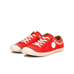 Pataugas BISK/MIX F2I ROUGE 10 Pataugas BISK/MIX F2I ROUGE -Magasin De Chaussures Parfait BASKET FEMME BISK MIX F2I ROUGE 628362 350 5