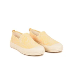 Pataugas ETCHE SO/MF F2I JAUNE -Magasin De Chaussures Parfait BASKET FEMME ETCHE SO MF F2I JAUNE 628381 200 4