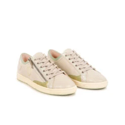 Pataugas JESTER/MIX F2H GRIS PERLE -Magasin De Chaussures Parfait BASKET FEMME JESTER MIX F2H GRIS PERLE 628069 657 4
