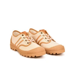 Pataugas AUTHENTIQUE L/MIXTC F2I BEIGE -Magasin De Chaussures Parfait BASKET FEMME OG L MIXTC F2I BEIGE 628353 150 4