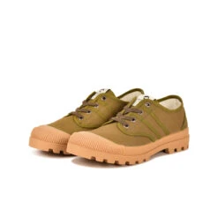 Pataugas AUTHENTIQUE L/T F2H VERT MILITAIRE -Magasin De Chaussures Parfait BASKET FEMME OG L T F2H VERT MILITAIRE 5
