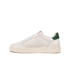 Pataugas BASALTE/N H2H BLANC/VERT -Magasin De Chaussures Parfait BASKET HOMME BASALT N H2H BLANC VERT 3