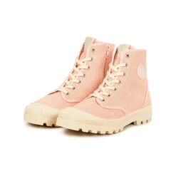 Pataugas AUTHENTIQUE M/ZIPTI F2I ROSE -Magasin De Chaussures Parfait BOOTS FEMME OG MID ZIP ROSE PALE 628347 300 5