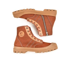 Pataugas AUTHENTIQUE ZIP/SCSH F4I TERRACOTTA -Magasin De Chaussures Parfait BOOTS FEMME OG ZIP SCSH F4I TERRACOTTA 628502 255 6
