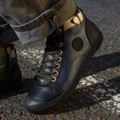 Pataugas BANJOU LATSA/MIX F4H NOIR/DORÉ -Magasin De Chaussures Parfait F Palme MIX Noir Dore